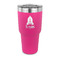 Space Explorer 30 oz Stainless Steel Ringneck Tumblers - Pink - FRONT