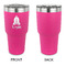 Space Explorer 30 oz Stainless Steel Ringneck Tumblers - Pink - Single Sided - APPROVAL