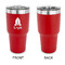 Space Explorer 30 oz Stainless Steel Ringneck Tumblers - Red - Single Sided - APPROVAL