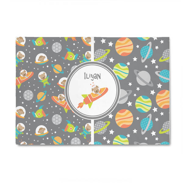 Custom Space Explorer 4' x 6' Indoor Area Rug (Personalized)