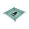 Space Explorer 6" x 6" Teal Leatherette Snap Up Tray - CHILD MAIN