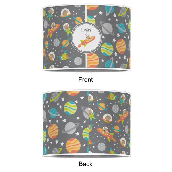 Space Explorer 8" Drum Lampshade - APPROVAL (Poly Film)