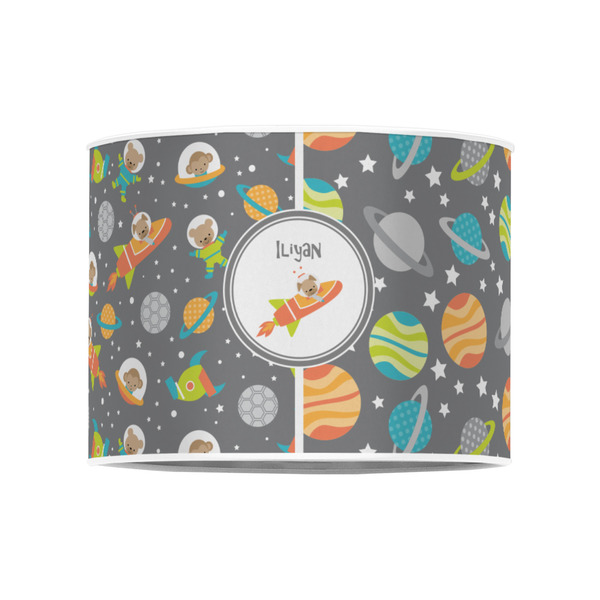 Space Explorer 8" Drum Lampshade - FRONT (Poly Film)