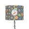 Space Explorer 8" Drum Lampshade - ON STAND (Fabric)
