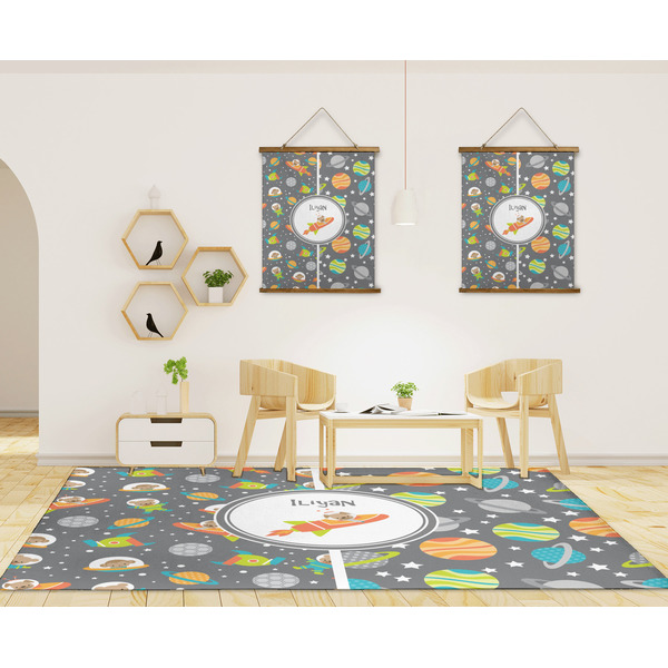 Space Explorer 8'x10' Indoor Area Rugs - IN CONTEXT