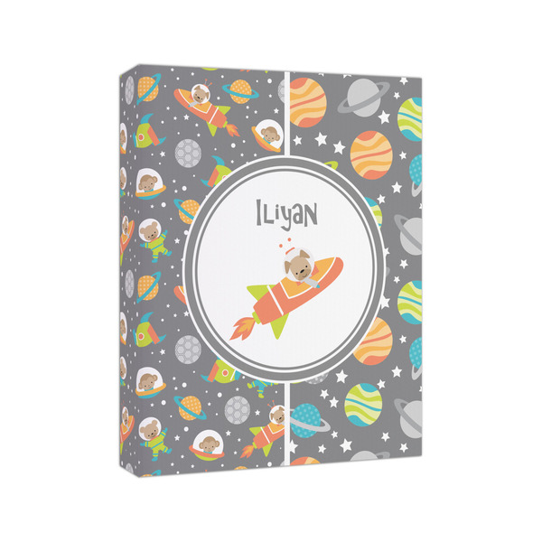 Space Explorer 8x10 - Canvas Print - Angled View