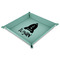 Space Explorer 9" x 9" Teal Leatherette Snap Up Tray - MAIN