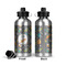 Space Explorer Aluminum Water Bottle - Front and Back