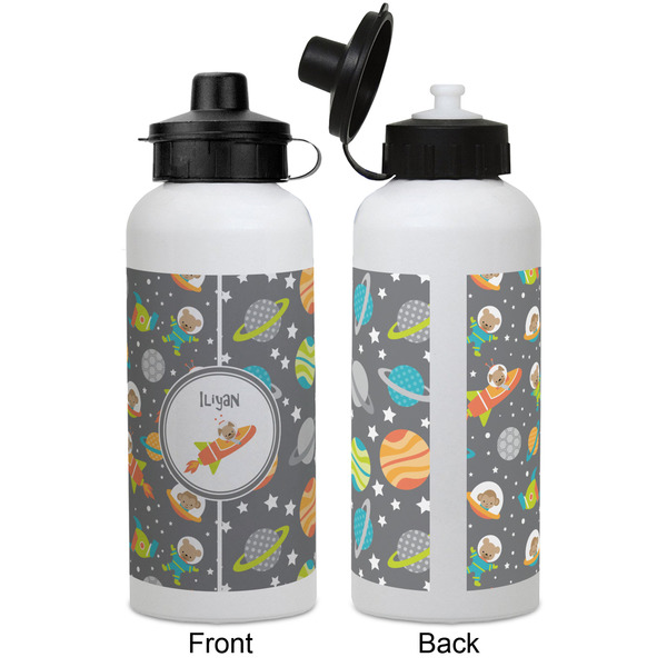 Space Explorer Aluminum Water Bottle - White APPROVAL