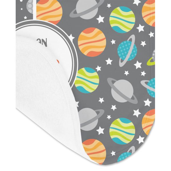 Space Explorer Baby Bib - AFT detail