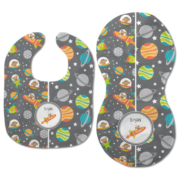 Space Explorer Baby Bib & Burp Set - Approval (new bib & burp)