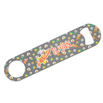 Space Explorer Bar Bottle Opener - White w/ Name or Text