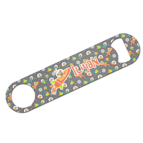 Custom Space Explorer Bar Bottle Opener w/ Name or Text