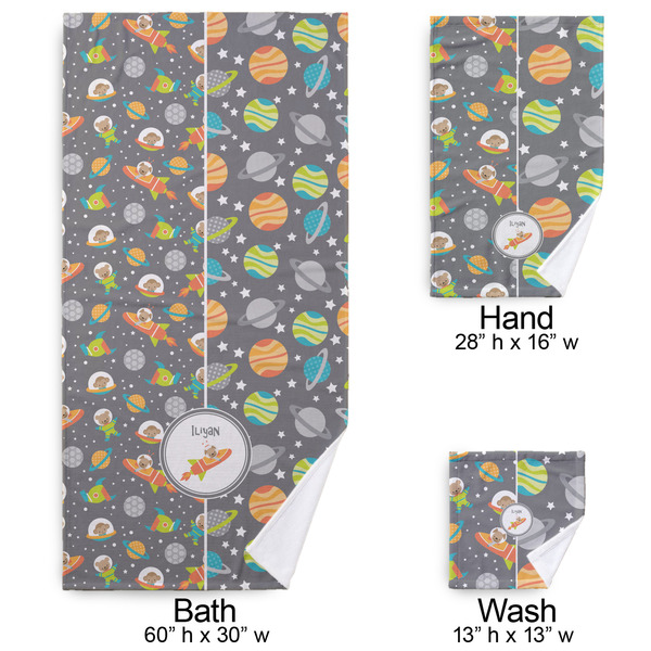 Space Explorer Bath Towel Sets - 3-piece - Approval