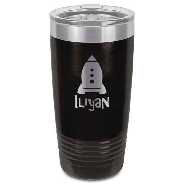 Space Explorer Black Polar Camel Tumbler - 20oz - Front