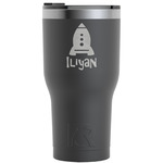 Space Explorer RTIC Tumbler - Black - Engraved Front (Personalized)