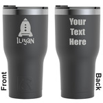 Space Explorer RTIC Tumbler - Black - Engraved Front & Back (Personalized)