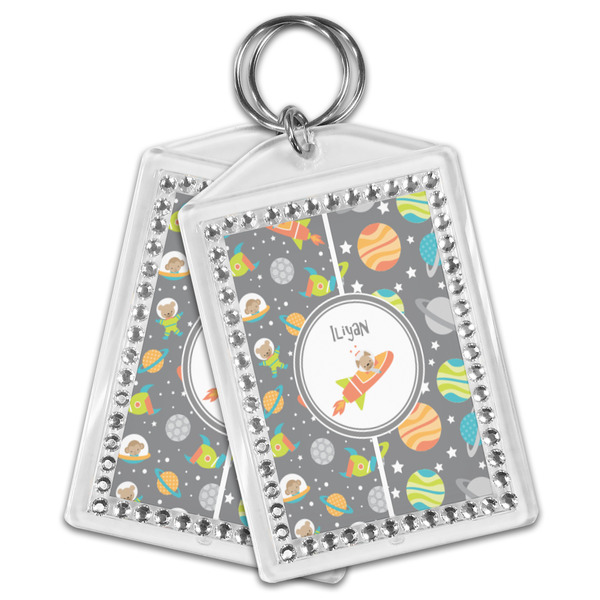 Space Explorer Bling Keychain - MAIN
