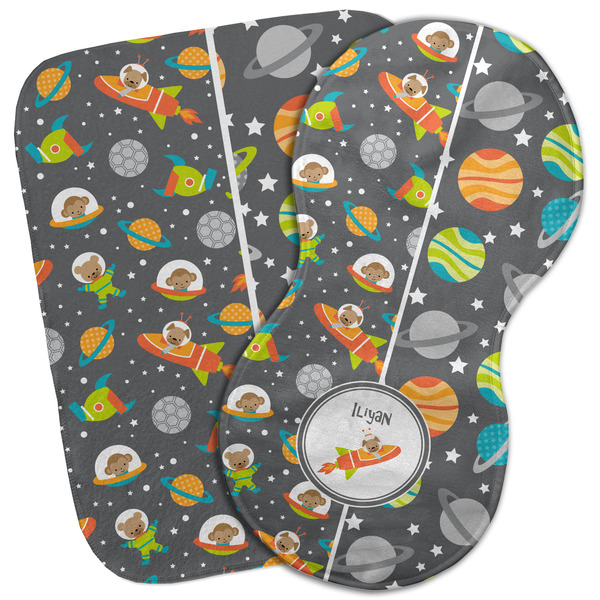 Custom Space Explorer Burp Cloth (Personalized)