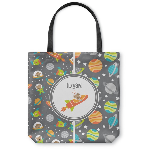 Custom Space Explorer Canvas Tote Bag (Personalized)
