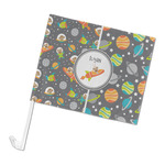 Space Explorer Car Flag - Large (Personalized)