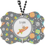 Space Explorer Rear View Mirror Charm (Personalized)