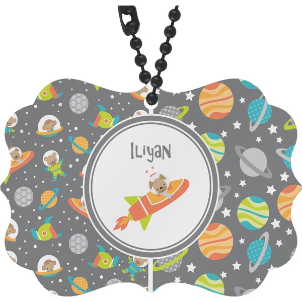 Custom Space Explorer Rear View Mirror Charm (Personalized)