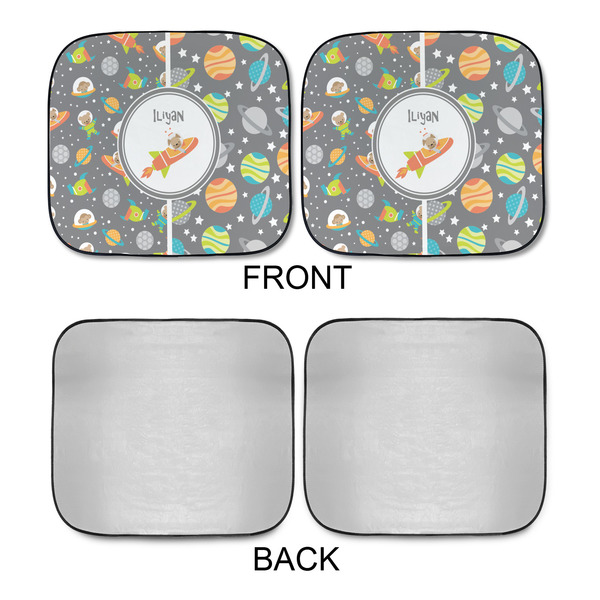 Space Explorer Car Sun Shades - APPROVAL