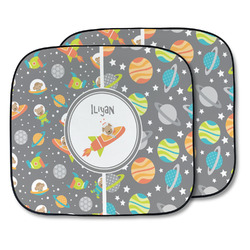 Space Explorer Car Sun Shade - Two Piece (Personalized)