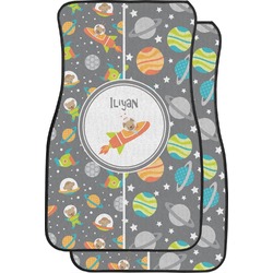 Space Explorer Car Floor Mats (Front Seat) (Personalized)