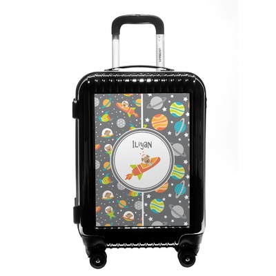 Space Explorer Carry On Hard Shell Suitcase (Personalized)