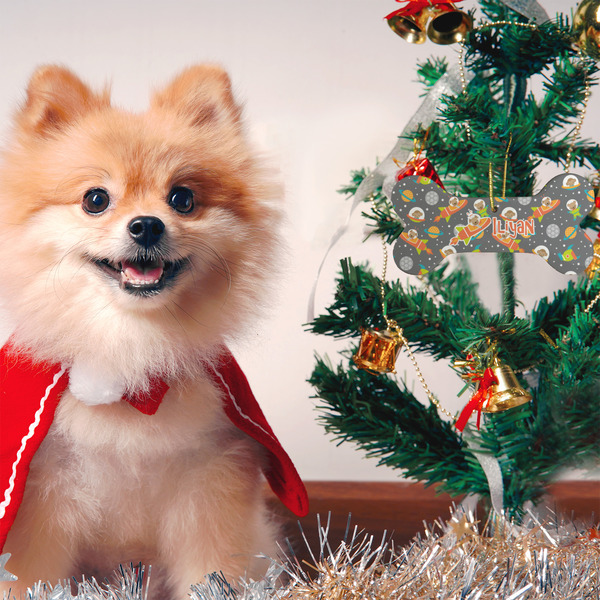 Space Explorer Ceramic Flat Ornament - Bone (LIFESTYLE)