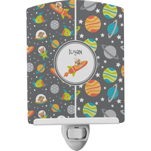 Custom Space Explorer Ceramic Night Light (Personalized)
