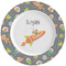 Space Explorer Ceramic Dinner Plates (Set of 4) (Personalized)