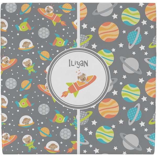 Custom Space Explorer Ceramic Tile Hot Pad (Personalized)
