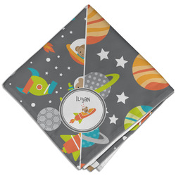 Space Explorer Cloth Dinner Napkin - Single w/ Name or Text