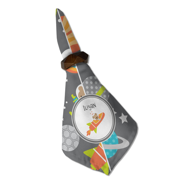 Space Explorer Cloth Napkins - Personalized Dinner (Folded in Ring) (MAIN)