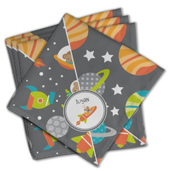 Space Explorer Cloth Napkins (Set of 4) (Personalized)