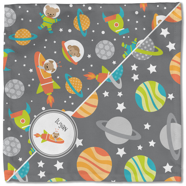 Space Explorer Cloth Napkins - Personalized Lunch (Single Full Open)