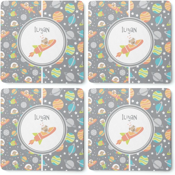 Space Explorer Coaster Rubber Back - Apvl