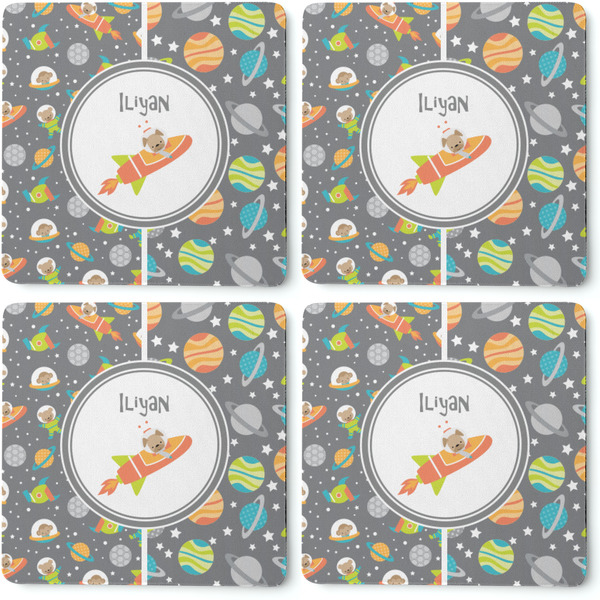Space Explorer Coaster Rubber Back - Apvl