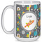 Space Explorer 15 Oz Coffee Mug - White (Personalized)