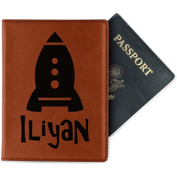 Custom Space Explorer Passport Holder - Faux Leather - Single Sided (Personalized)