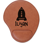 Space Explorer Leatherette Mouse Pad with Wrist Support (Personalized)