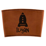 Space Explorer Leatherette Cup Sleeve (Personalized)
