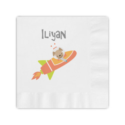 Space Explorer Coined Cocktail Napkins (Personalized)