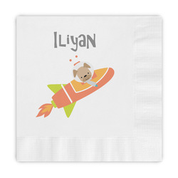 Space Explorer Embossed Decorative Napkins (Personalized)