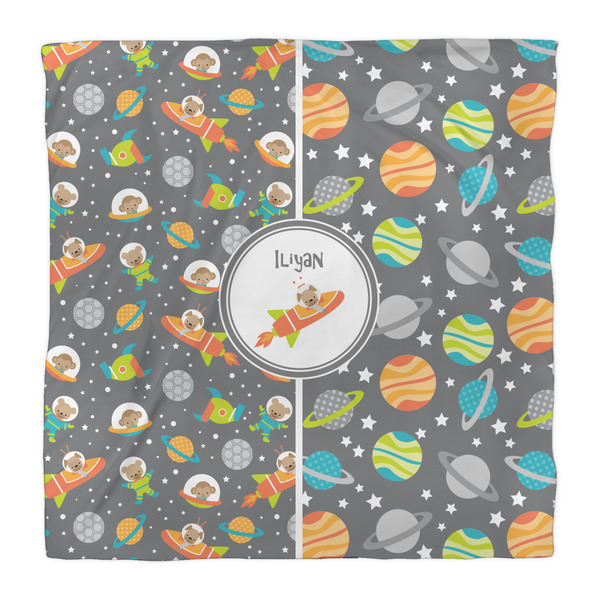 Space Explorer Comforter - Queen - Front