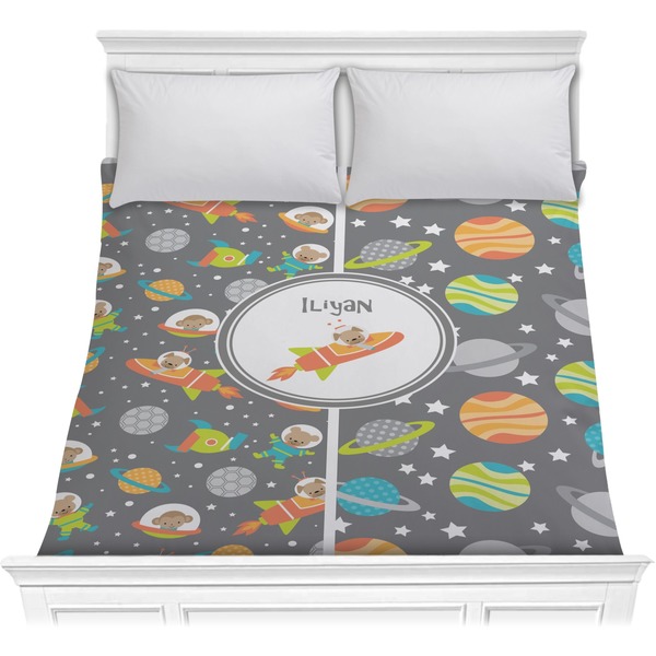 Custom Space Explorer Comforter - Full / Queen (Personalized)