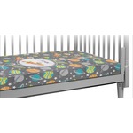 Space Explorer Crib Fitted Sheet (Personalized)